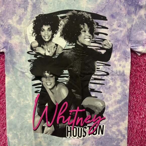 Whitney Houston Retro Tie Dye Tshirt size Small - Picture 2 of 4